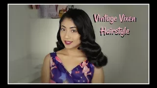 Vintage Vixen Hairstyle | Miss Miriam