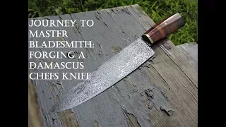 Forging A Damascus Steel Chef Knife Part 1