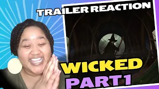 Wicked (part 1) First Look Trailer Reaction!