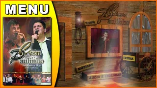 DVD Cezar e Paulinho - Amor Além da Vida Ao Vivo no Olympia (2006) [Menu do DVD]