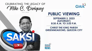 Burol ni Mike Enriquez, bubuksan sa publiko sa Sabado | Saksi