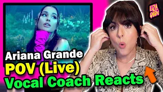 Ariana Grande - POV (Live) | Vocal Coach Reaction & Analysis