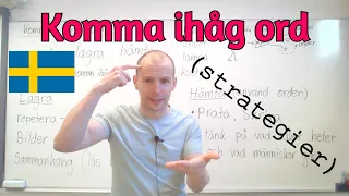 Att lära sig och komma ihåg ord, SFI