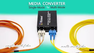 Media Converter Single-mode to Multi-mode Fiber optic cable