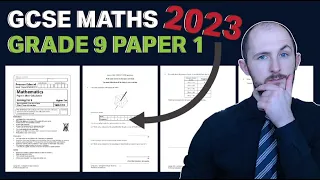 GCSE Maths 2023 AIMING FOR A GRADE 9 PAPER 1 FULL WALKTHROUGH