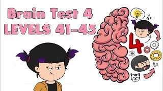 Brain Test 4 Levels 41 - 45 Solutions