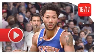 Derrick Rose Full Highlights vs Clippers (2017.03.20) - 18 Pts, 5 Ast