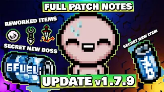 Update v1.7.9 - Full patch notes - The Binding of Isaac Repentance