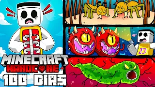 ⚪ SOBREVIVÍ 100 Días DENTRO DEL CUERPO HUMANO en Minecraft HARDCORE