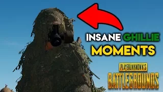 PUBG - MOST INSANE GHILLIE SUIT MOMENTS EVER (Playerunknown's Battlegrounds)