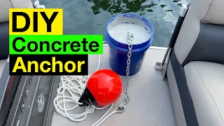 DIY 75lb Concrete Bucket Anchor