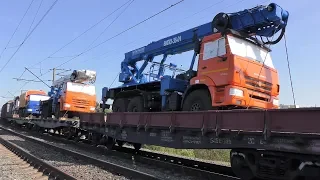 Медленный ВЛ80С-326 + ВЛ80С-343 и ТУ-134А