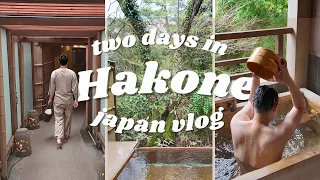 HAKONE VLOG 🍊 Staying at a Ryokan with Private Onsen in Japan