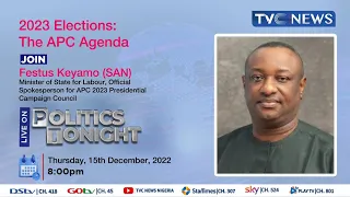 [Live] Festus Keyamo Speaks On APC Agenda   | Politics Tonight