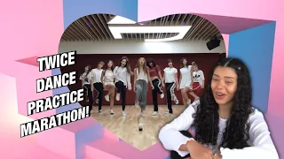 TWICE Dance Practice Marathon! Dance The Night Away/MORE & MORE/Feel Special/FANCY/SIGNAL | REACTION