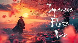 Japanese Traditional Music with Flute Instrumental Background [Meditation, Healing, Stress Relief]