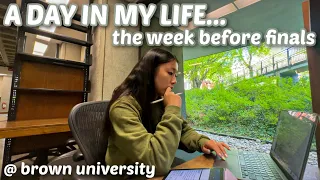 A DAY IN MY LIFE - a week before finals.