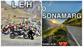 Leh to Sonamarg | Dangerous Zojila Pass | Epic Drone Shots | Extreme Ladakh |Kashmir 2021