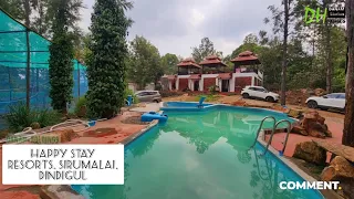 HAPPY STAY RESORTS WITH SWIMMING POOL  || SIRUMALAI || TAMILNADU || 8110006913