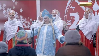 Наталья Рожкова (сайт rogkova.ru), эпизод из фильма Сергея Урсуляка "Ненастье", снегурочка