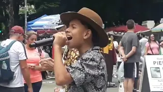 O CANTOR VINNE RAMOS JÁ CANTOU ATÉ NO THE VOICE DA REDE GLOBO E HOJE CANTA NA AV PAULISTA SÃO PAULO