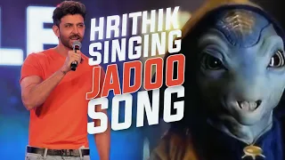 Hrithik Roshan sings Jadoo song | Hrithik behind the scenes | Super 30 | Throwback