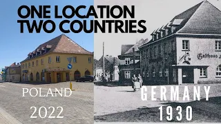 Same places, 100 years difference.