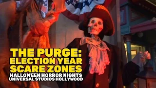 The Purge: Election Year scare zones at Halloween Horror Nights 2016, Universal Studios Hollywood