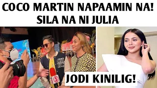 COCO MARTIN NAPAAMIN! SILA NA NI JULIA! JODI STA MARIA KINILIG!