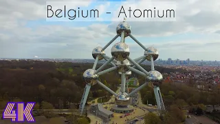 Atomium | Belgium | Brussels | Belgique | Bruxelles | Drone | 4K