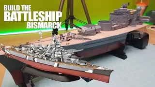 Build the Battleship Bismarck - Part 35 - Keel Section and Display Stand