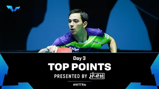 Top Points of Day 3 presented by Shuijingfang | #WTTRio 2024