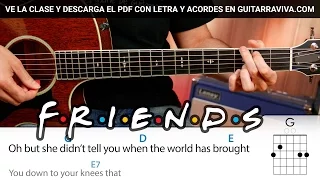 I´ll Be There For You ( Friends TV Serie) guitar chords Acordes DEMO