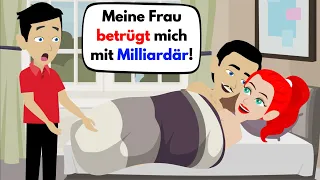 Learn German | My wife is cheating on me with a billionaire | Vocabulary and important verbs