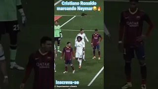 CRISTIANO RONALDO marcado o NEYMAR😂🔥#shorts #viral #cr7