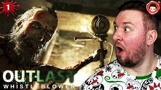 За мной охотится психопат с болгаркой ► Outlast Whistleblower ► #1