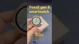 Fossil Gen 9 smartwatch | First time on YouTube 😱 #shorts #fossil