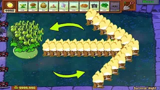 Plants vs Zombies Minigames Zombotany 2 - 1 Threepeater Hack Vs Gargantuar