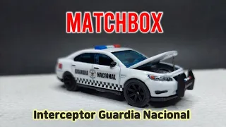 Custom Patrulla de La Guardia Nacional de Matchbox. Custom Guardia Nacional