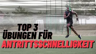 Top 3 | Übungen für Antrittsschnelligkeit (FUßBALLER)