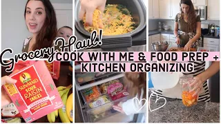 *NEW* $377 GROCERY HAUL + FOOD PREP & COOK WITH ME! // Simple Kitchen Homemaking @ThisMamasHouse
