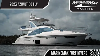 The 2023 Azimut 50 Fly Is Absoluletly Stunning! Now Available At MarineMax Fort Myers!