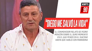 "No quería vivir más y Diego me salvó": el duro momento en el que Monzón pensó en quitarse la vida