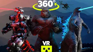 KING KONG 360° - Godzilla vs Mechagodzilla 360°/VR ANIMATION | VR/360° Experience