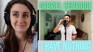 Singer Reacts to Gabriel Henrique - I Have Nothing (Whitney Houston Cover)