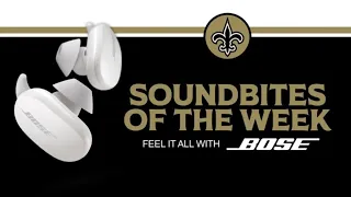 BOSE Soundbites of the Week: Saints vs. Panthers - Week 7 2020