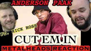 Damn He good !! | Anderson Paak - Cut Em In | Metalheads Reaction