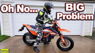 BIG Problem With My New KTM 690 SMC R SUPERMOTO 2024