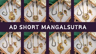 Ad Short Mangalsutra Design Online Shopping - New Design Pendant Mangalsutra with Rate