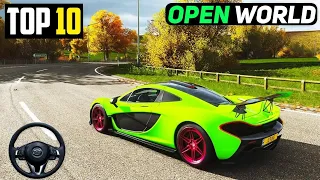 Top 10 NEW Open World Car Driving Games For Android | High Graphics Car Games 2024